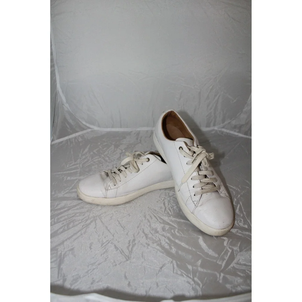 Cole‎ Haan Grand Crosscourt II White Leather Sneakers Women's 7B